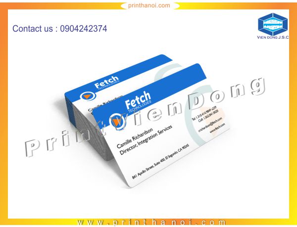 Free Business Cards | The form of payment at Vien Dong Company | Print Ha Noi