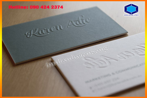 Fast print business card in Ha Noi | Five important things that you should consider when you print business card | Print Ha Noi