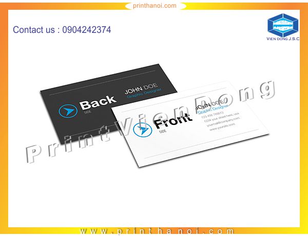 printing business cards in Hanoi
