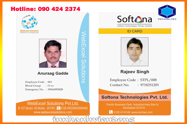 print employee card quickly